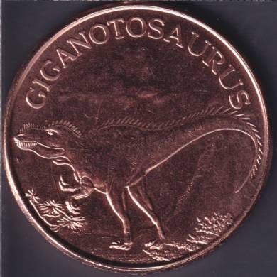 Giganotosaurus - 1 oz 999 Cuivre Fin