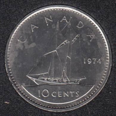 1974 - B.UNC - Canada 10 Cents