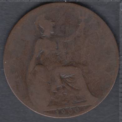 1900 - Half Penny - Grande Bretagne