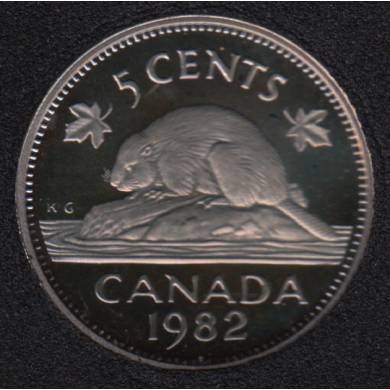 1982 - Proof - Canada 5 Cents