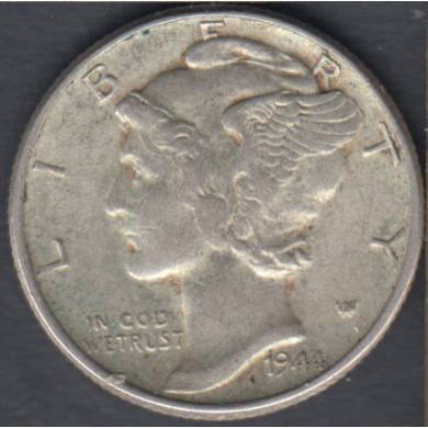 1944 - EF - Mercury - 10 Cents