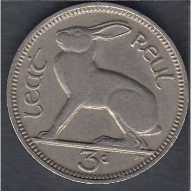 1928 - 3 Pence - Ireland