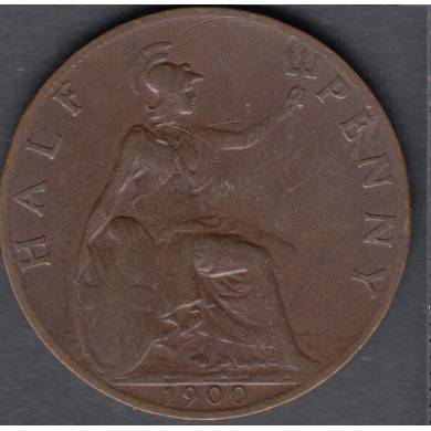 1900 - 1/2 Penny- Grande Bretagne