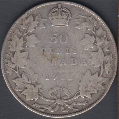 1918 - VG - Canada 50 Cents