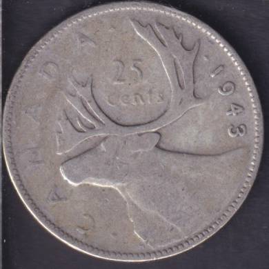 1943 - Canada 25 Cents
