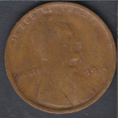 1914 - VG - Lincoln Small Cent USA