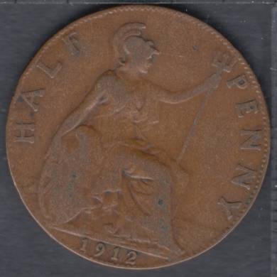 1912 - Half Penny - Grande Bretagne