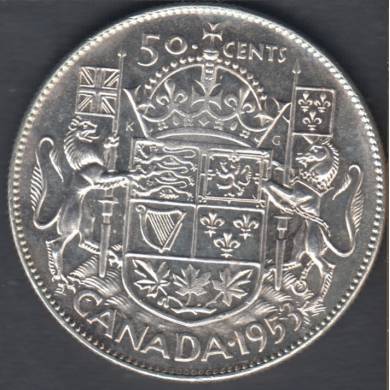 1953 - NSF SD - AU/UNC - Canada 50 Cents