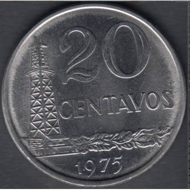 1975 - 20 Centavos - B. Unc - Brazil