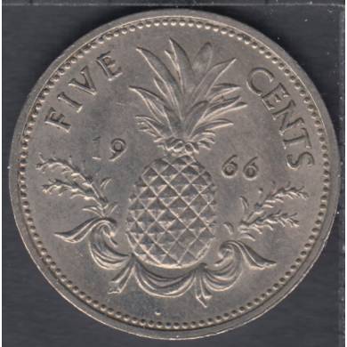 1966 - 5 Cents - Bahamas