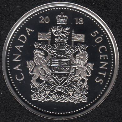 2018 - Proof - Canada 50 Cents