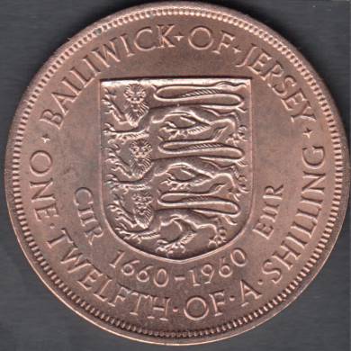 1960 - 1/12 Shilling - B. Unc - Jersey