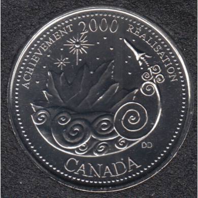 2000 - #3 NBU - Achievement - Canada 25 Cents