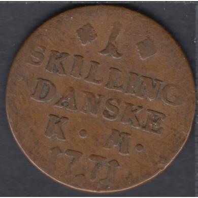 1771 - 1 Skilling - Danemark