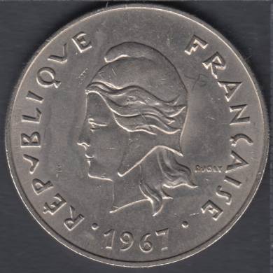 1967 - 50 Francs - French Polynesia - France