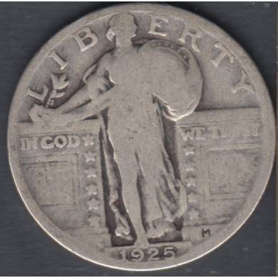 1925 - Standing Liberty - 25 Cents