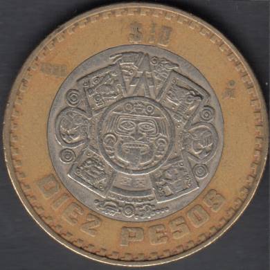 1998 Mo - 10 Pesos - Mexique