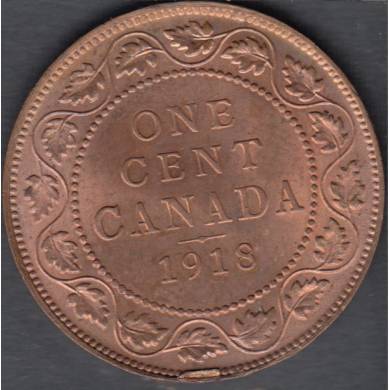 1918 - Choice B.Unc Red - Canada Large Cent