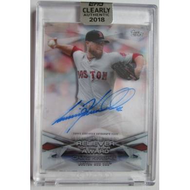 2018 Topps Clearly Authentic - Craig Kimbrel - Award Winner - Autograph