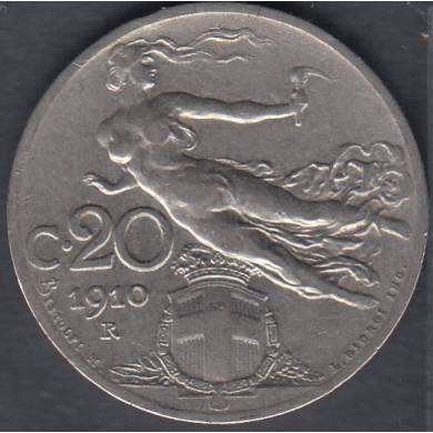 1910 R - 20 Centisimi - Italie
