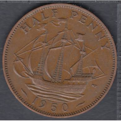 1950 - Half Penny - Grande Bretagne