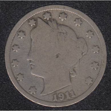 1911 - Liberty Head - 5 Cents