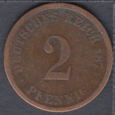 1874 D - 2 Pfennig - Germany