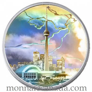 2006 $20 Fine Silver Coin - Toronto CN Tower - Tax Exempt