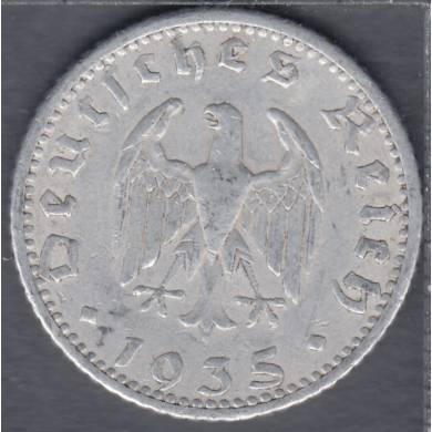 1935 A - 50 Reichspfennig - Germany