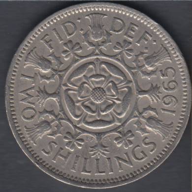 1965 - Florin (Two Shillings) - Great Britain