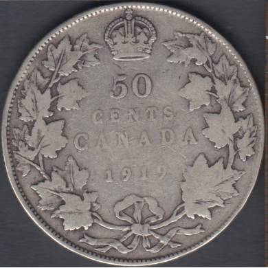 1919 - VG - Canada 50 Cents