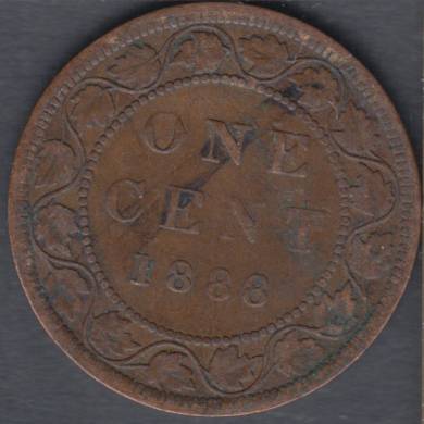 1888 - Fine - Canada Large Cent