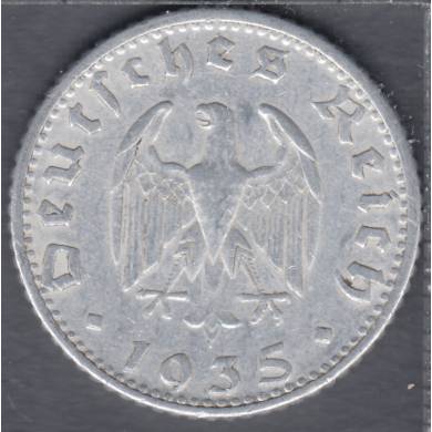 1935 D - 50 Reichspfennig - Allemagne