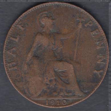 1910 - Half Penny - Great Britain