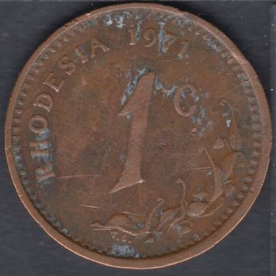 1971 - 1 Cent - Rhodsie