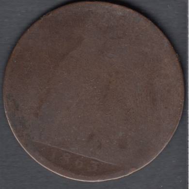 1863 - 1 Penny - Great Britain