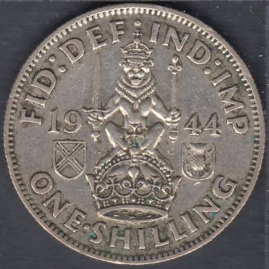 1944 - Shilling - Scottish Crest - Great Britain