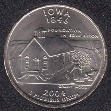 2004 D - B.Unc - Iowa - 25 Cents