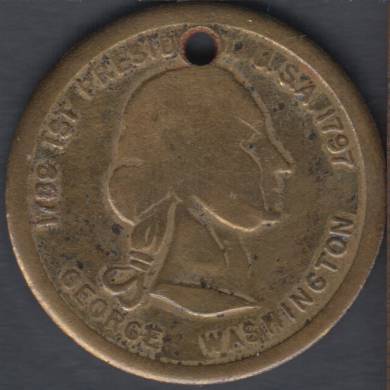 1789 - 1797 George Wasington 1st President - Medal