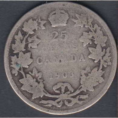 1903 - A/G - Canada 25 Cents