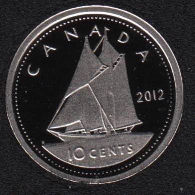 2012 - Proof - Canada 10 Cents