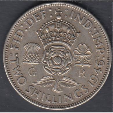 1946 - Florin (Two Shillings) - VF - Great Britain