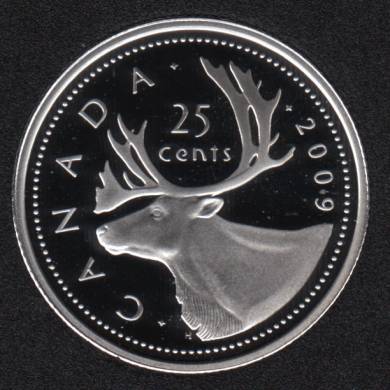 2009 - Proof - Argent - Canada 25 Cents