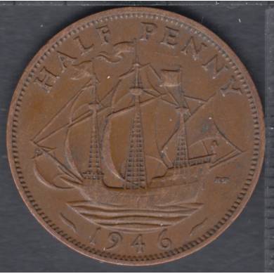 1946 - Half Penny - Great Britain