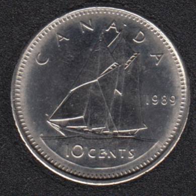 1989 - B.Unc - Canada 10 Cents