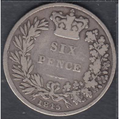 1845 - 6 Pence - Grande Bretagne