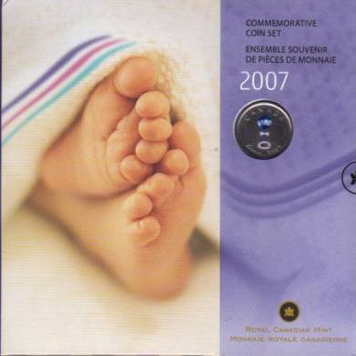2007 *BABY GIFT SET* WITH 25 CENT COLORED SPECIAL EDITION