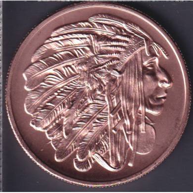 Indian Chief - 1 oz .999 Fine Copper
