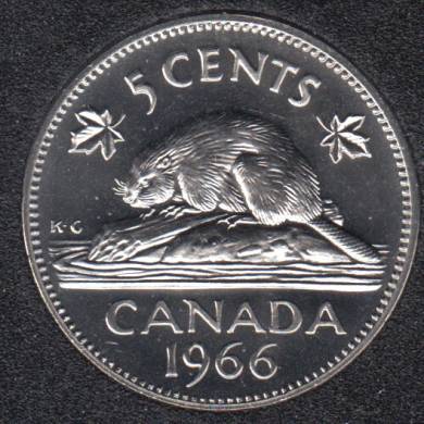 1966 - Proof Like - Canada 5 Cents