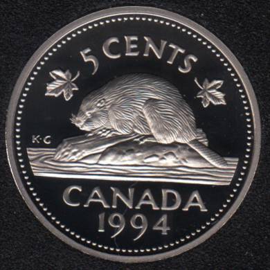 1994 - Proof - Canada 5 Cents